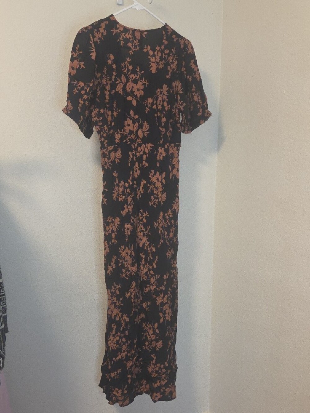 A. new day Brown/ Floral Maxi Dress - Picture 9 of 9